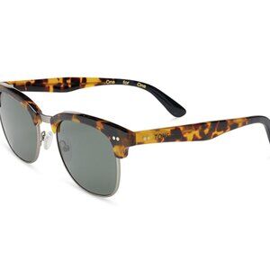 Toms Gavin Eyeglasses Brown Tortoise 10007254 Semi 52-20-153
